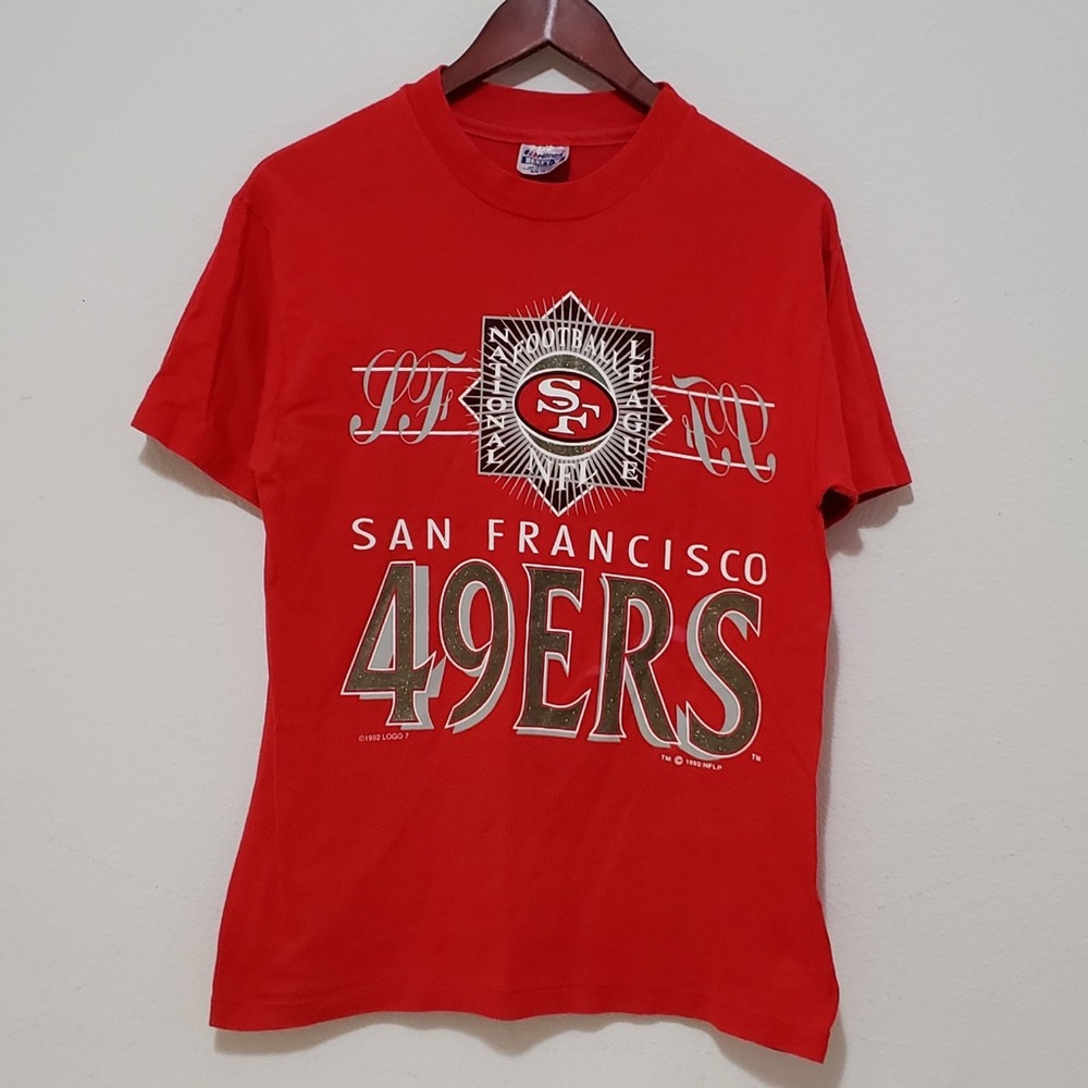 VINTAGE SAN FRANCISCO 49ERS TEE ON A HANES